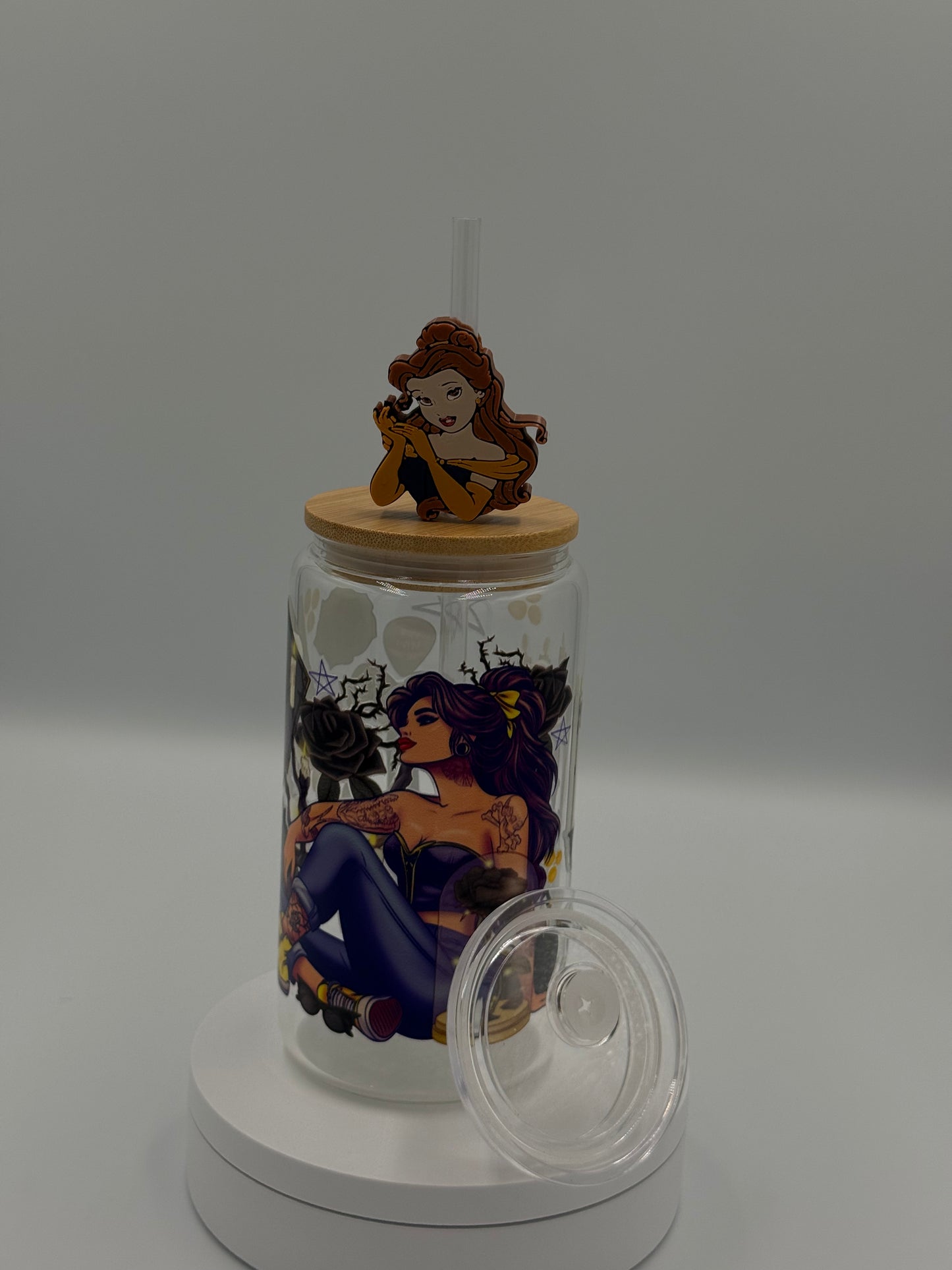 Tatted Belle w/ Straw Topper
