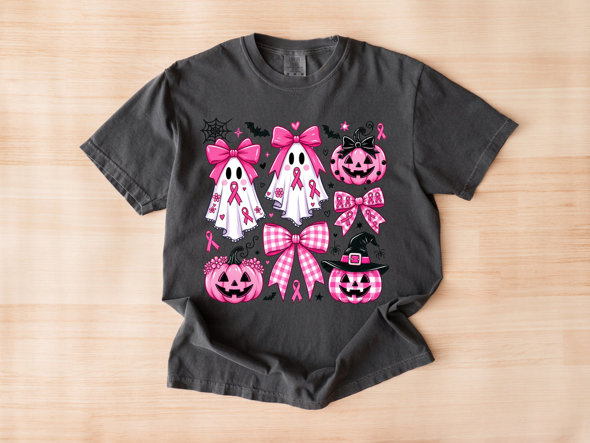 Pink Bow Pumpkin