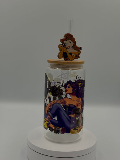Tatted Belle w/ Straw Topper