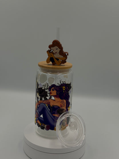 Tatted Belle w/ Straw Topper